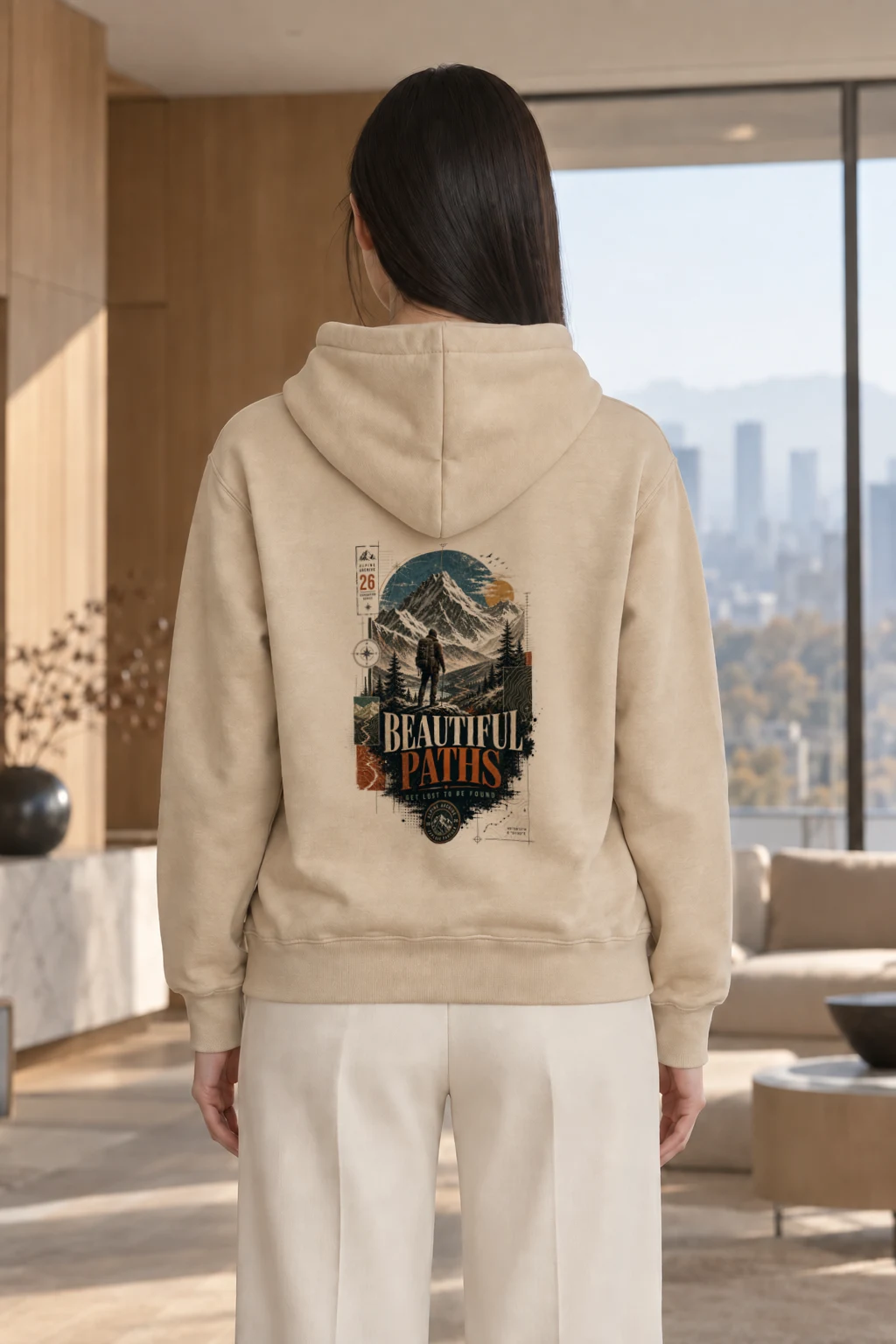 "Alpine Archive" Heavy Blend Unisex Pullover Hoodie | Gildan 18500