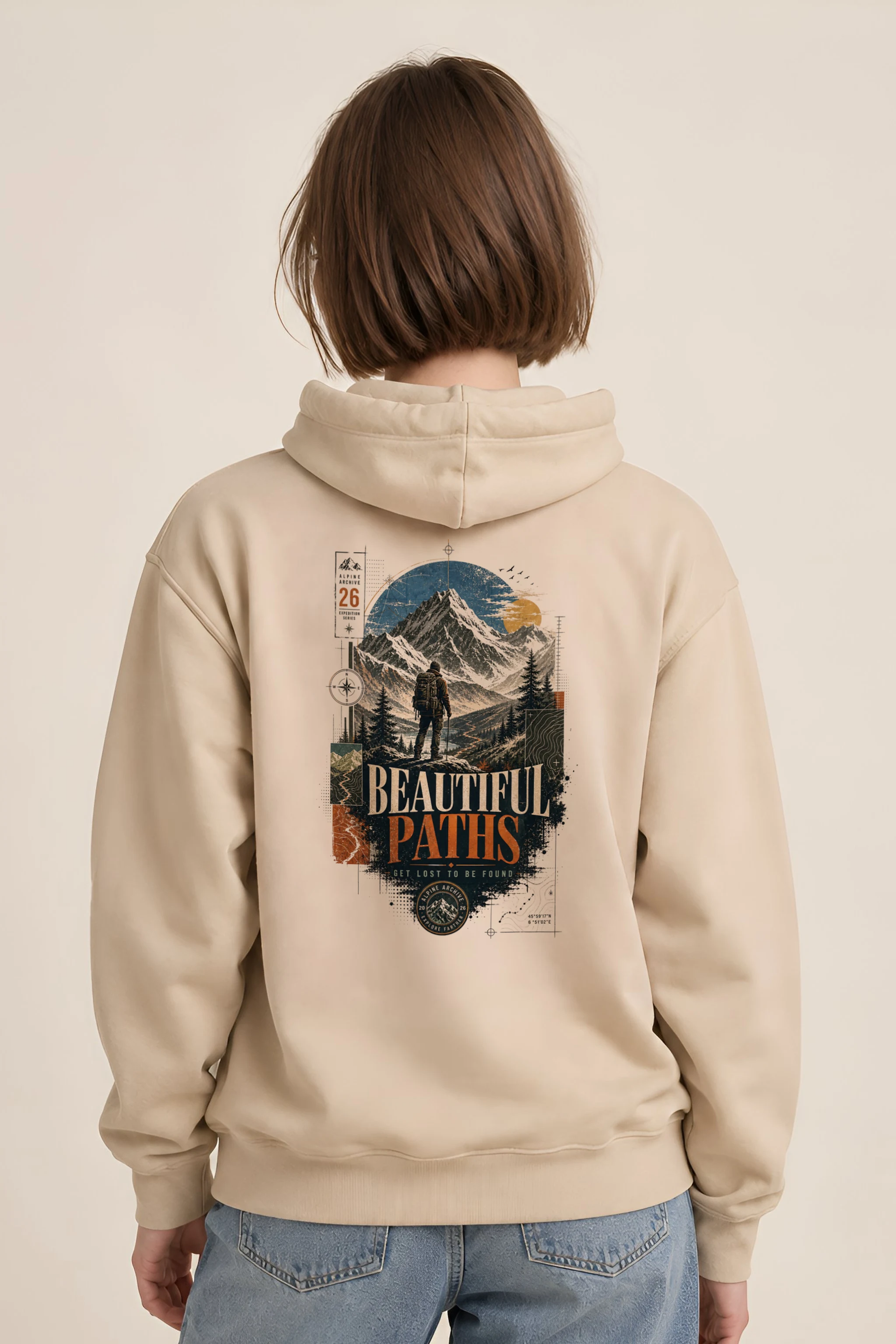 "Alpine Archive" 1 Pullover Hoodie
