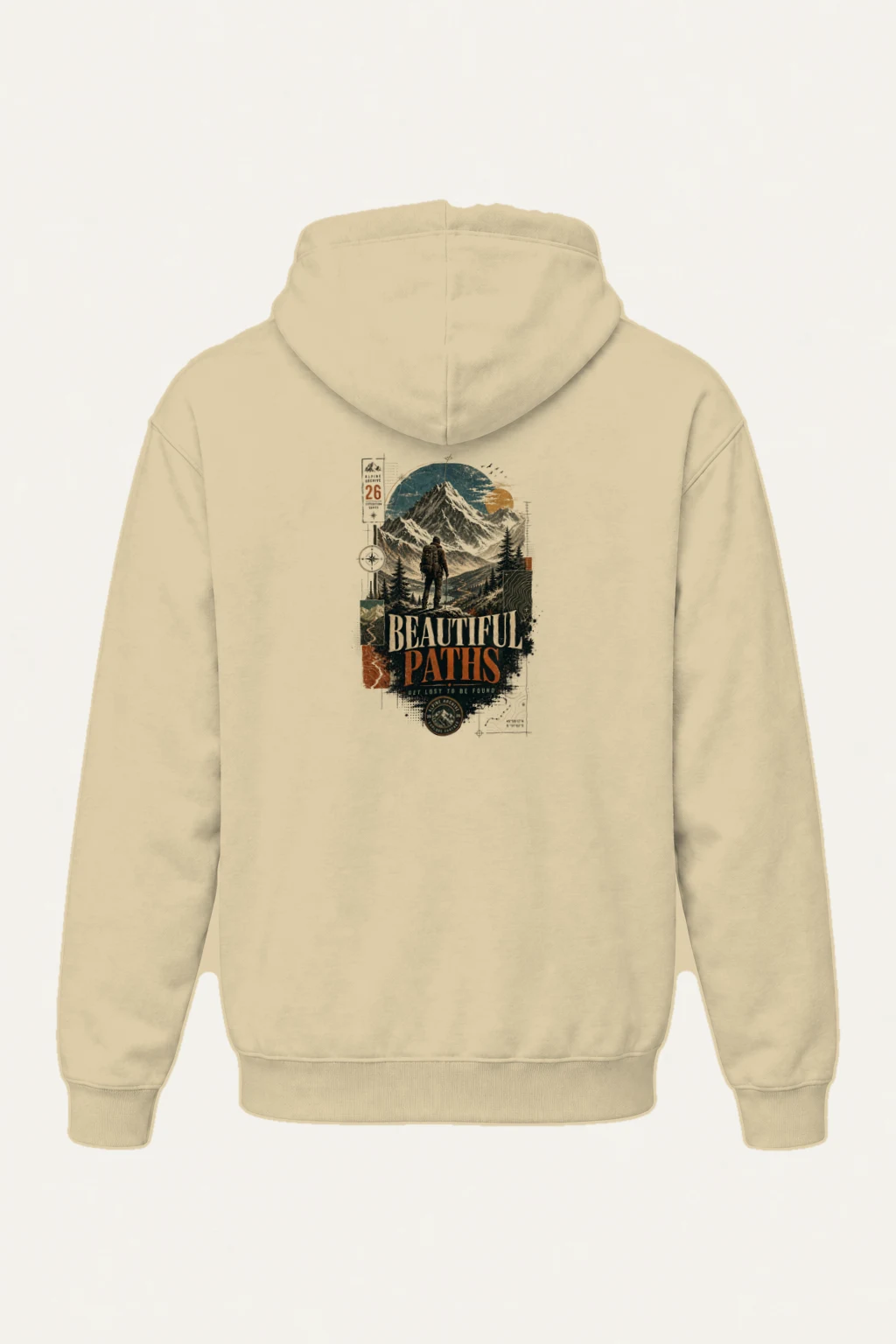 "Alpine Archive" Heavy Blend Unisex Pullover Hoodie | Gildan 18500