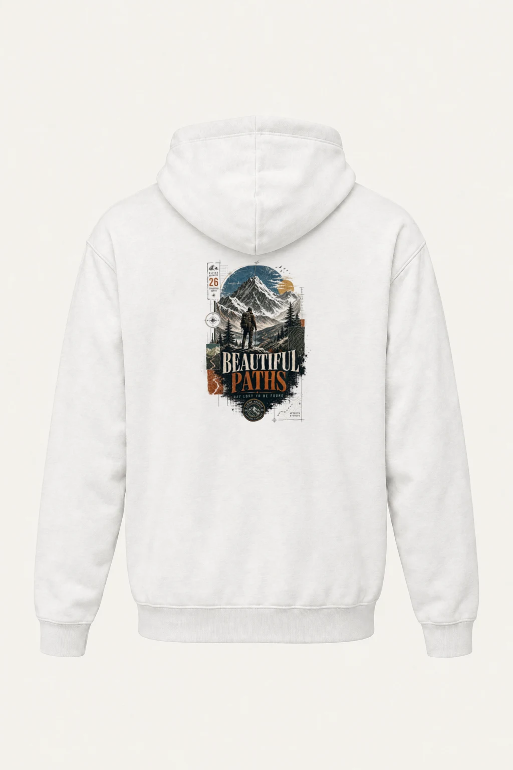 "Alpine Archive" Heavy Blend Unisex Pullover Hoodie | Gildan 18500