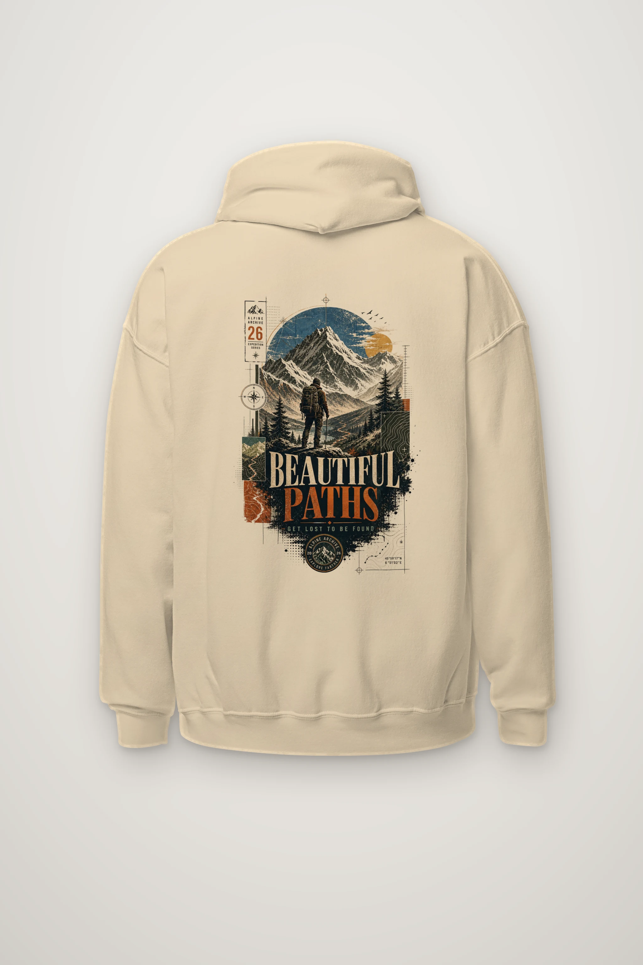 "Alpine Archive" Heavy Blend Unisex Pullover Hoodie