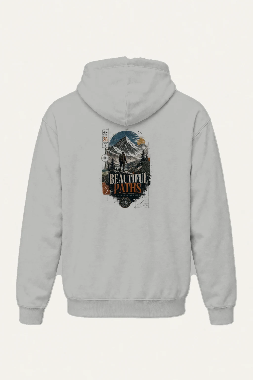 "Alpine Archive" Heavy Blend Unisex Pullover Hoodie | Gildan 18500