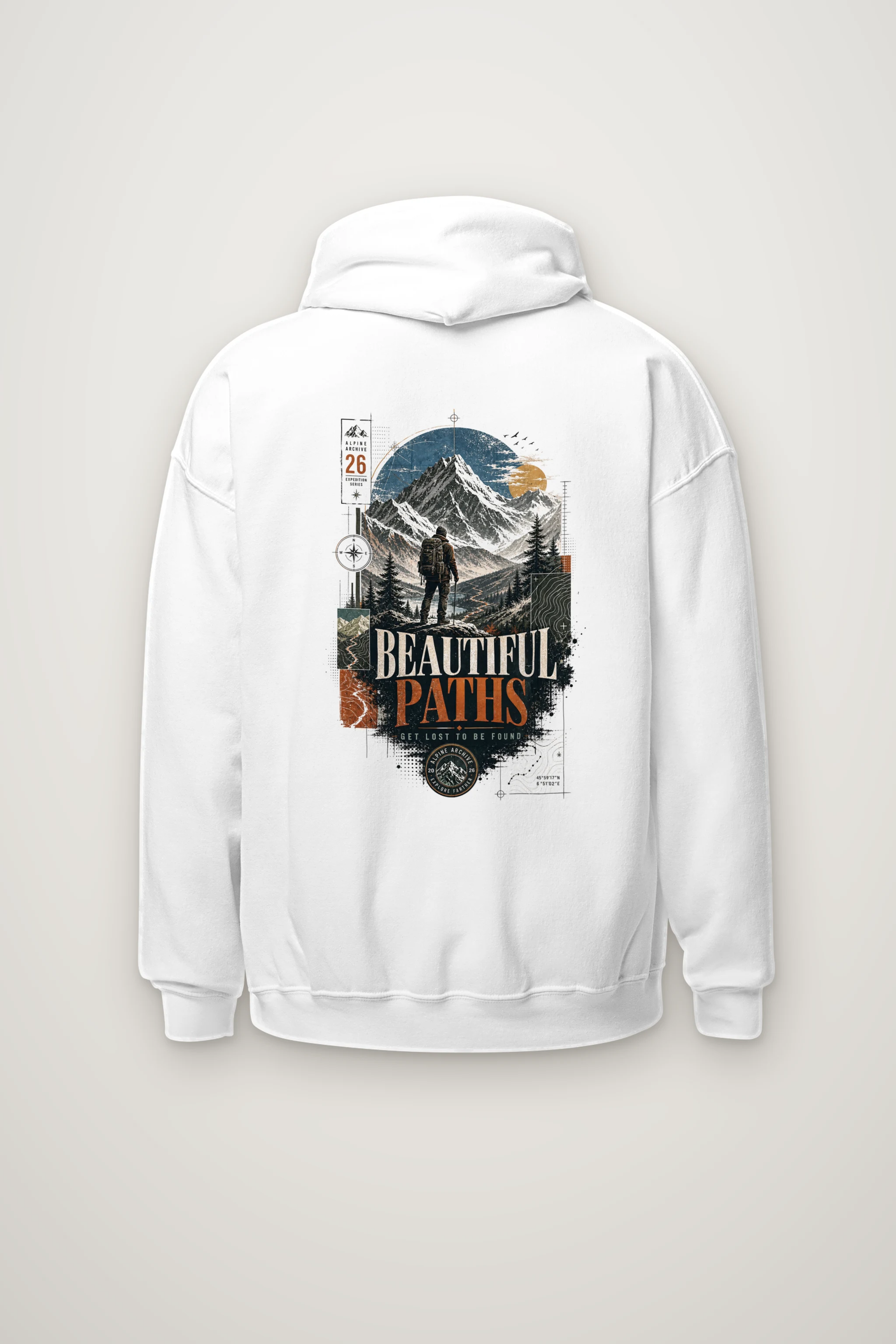 "Alpine Archive" Heavy Blend Unisex Pullover Hoodie
