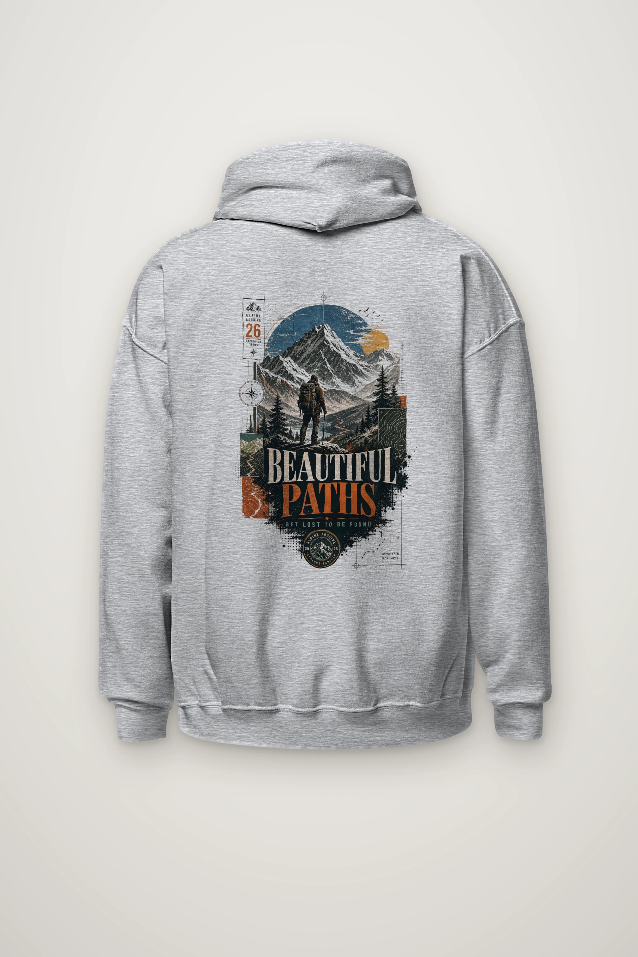 "Alpine Archive" Heavy Blend Unisex Pullover Hoodie