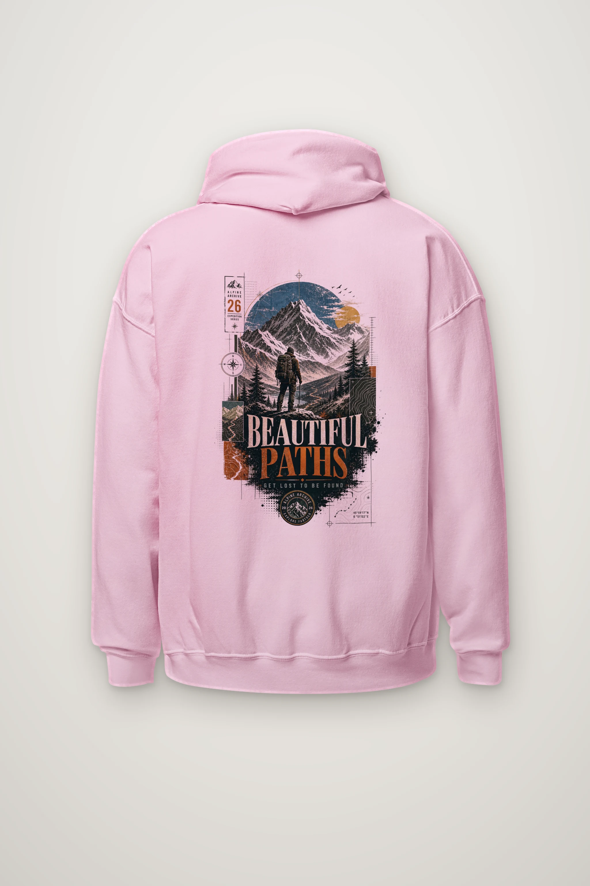 "Alpine Archive" Heavy Blend Unisex Pullover Hoodie