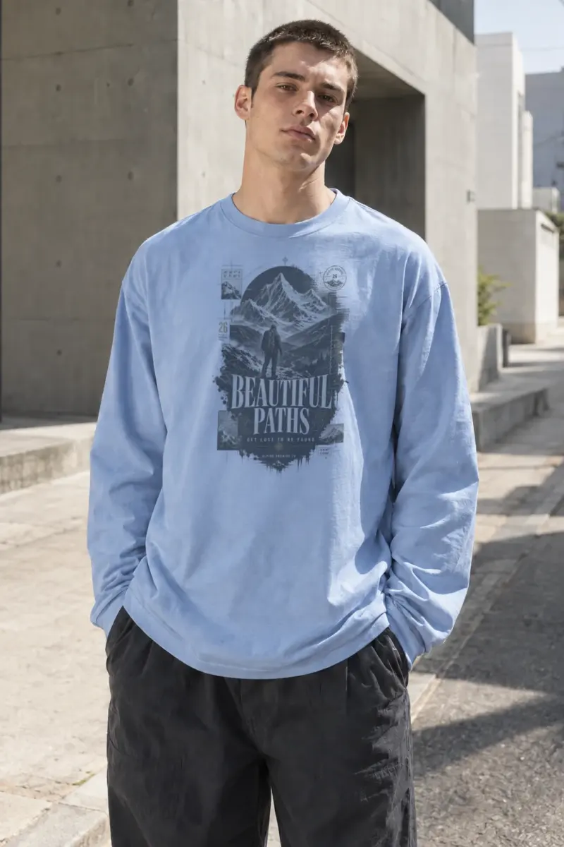 "Alpine Archive" Unisex Longsleeve T-shirt | Gildan 2400