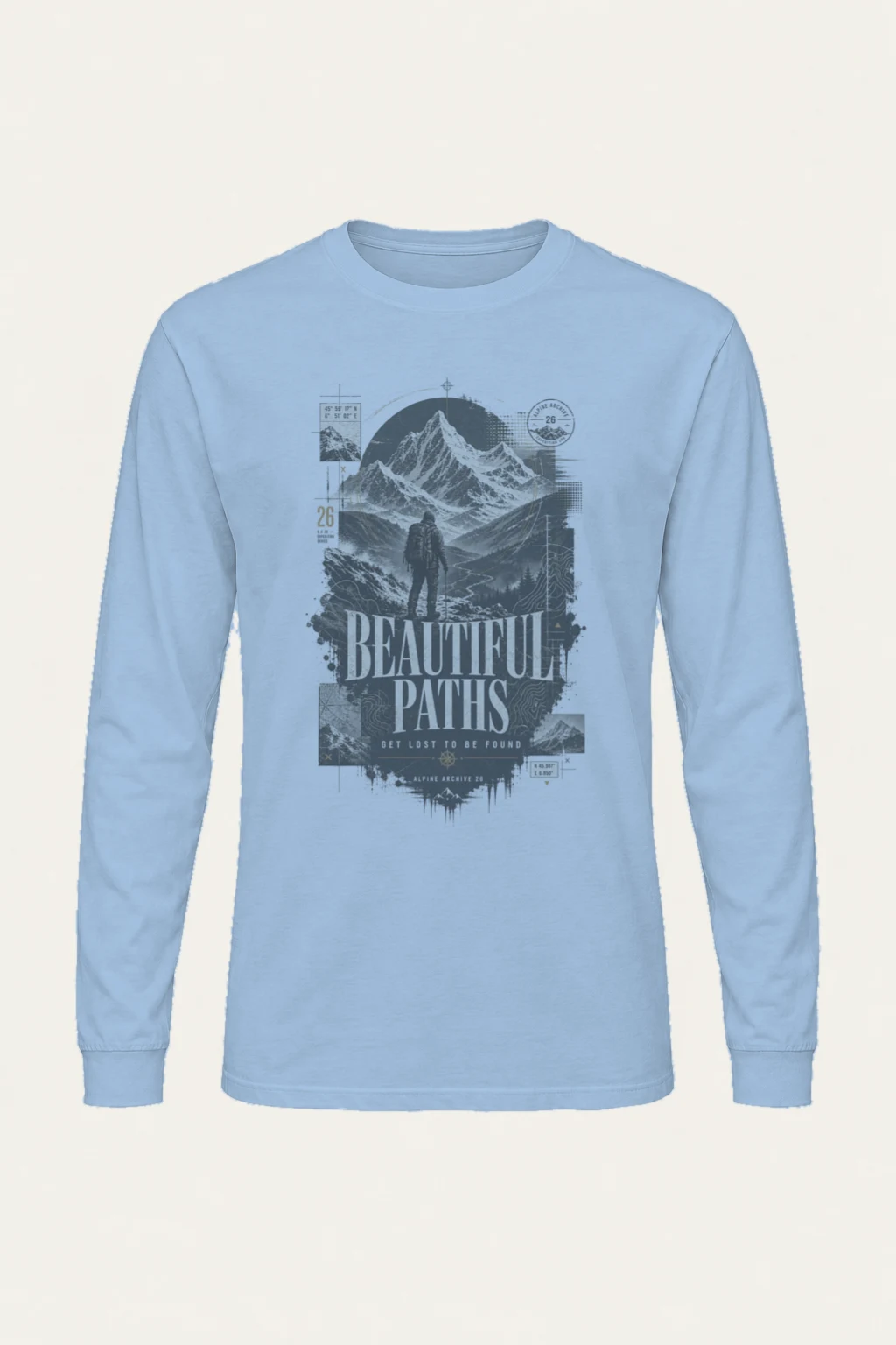 "Alpine Archive" Unisex Longsleeve T-shirt | Gildan 2400