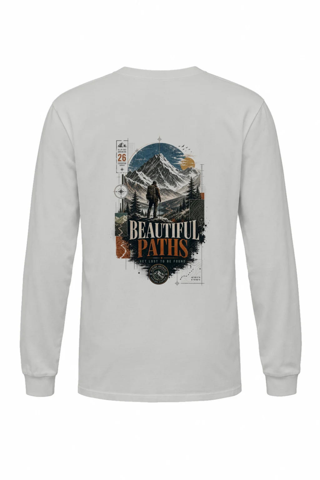"Alpine Archive" Unisex Longsleeve T-shirt | Gildan 2400