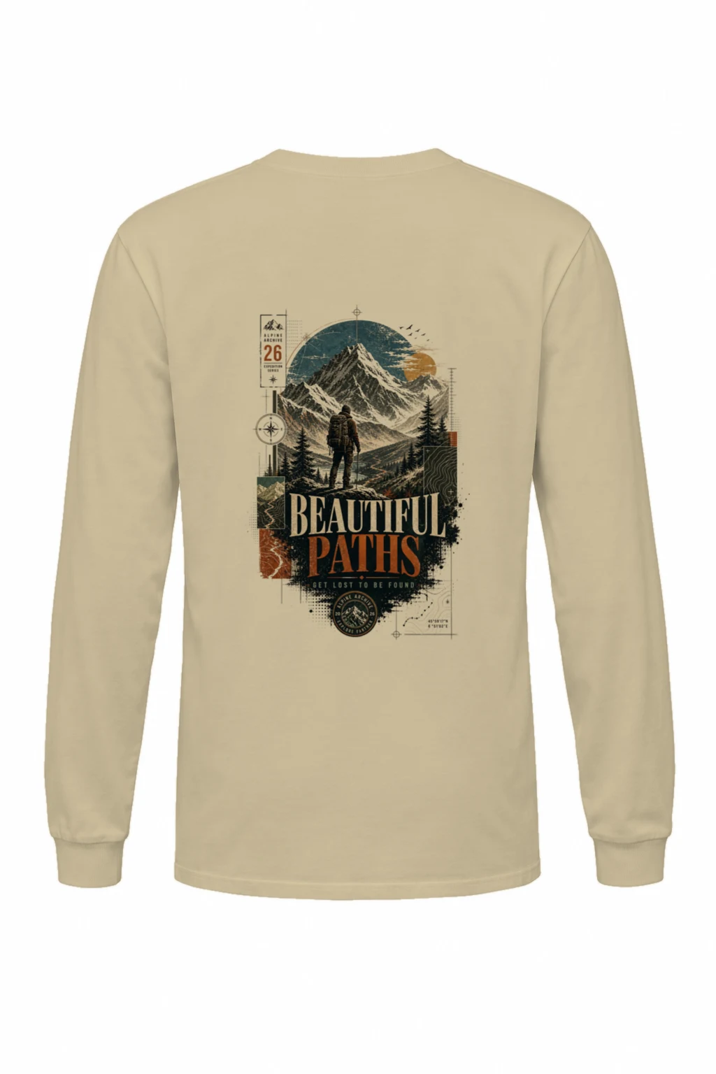"Alpine Archive" Unisex Longsleeve T-shirt | Gildan 2400