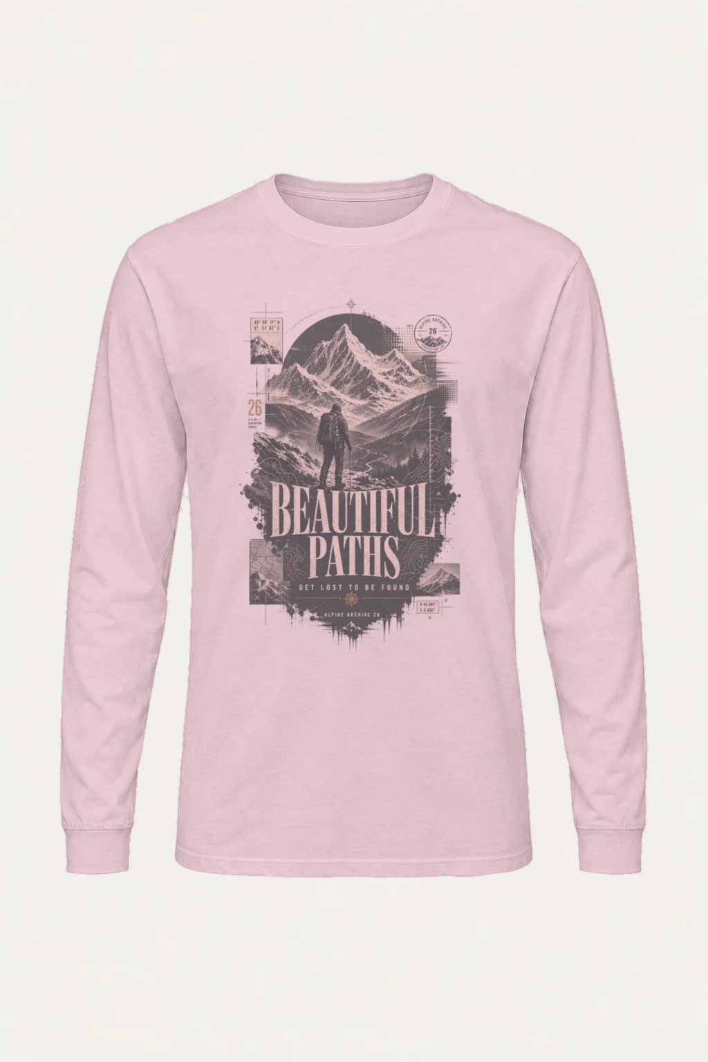 "Alpine Archive" Unisex Longsleeve T-shirt | Gildan 2400
