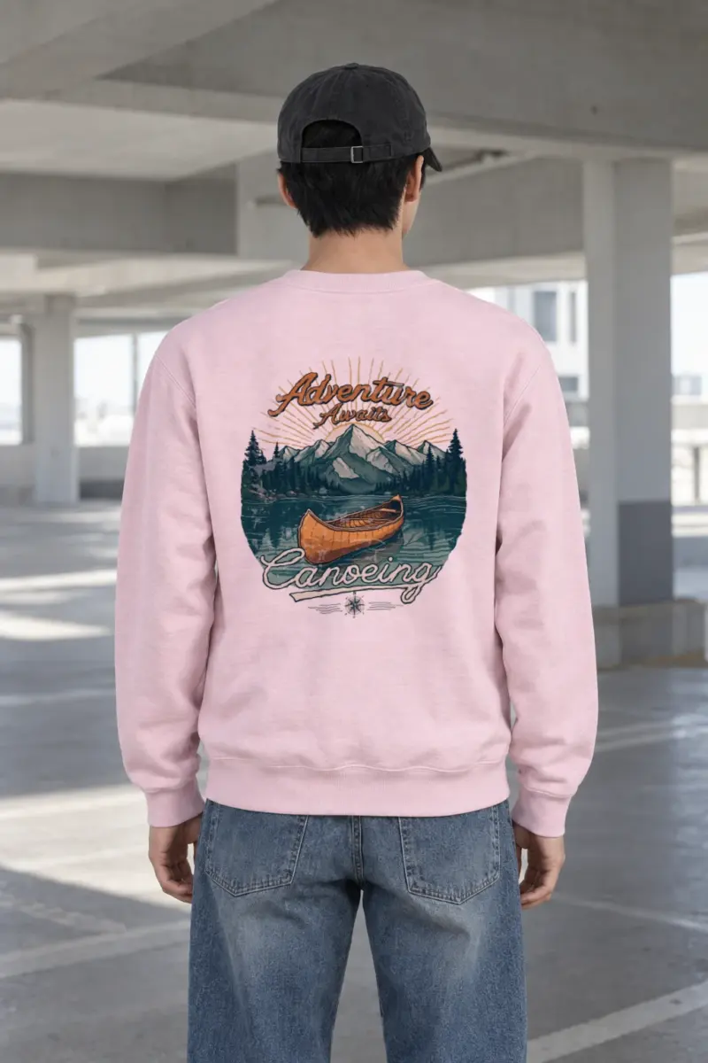 "Alpine Canoe Club" Heavy Blend Unisex Crewneck Sweatshirt | Gildan 18000