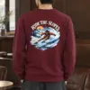 "Alpine Carve" Heavy Blend Unisex Crewneck Sweatshirt