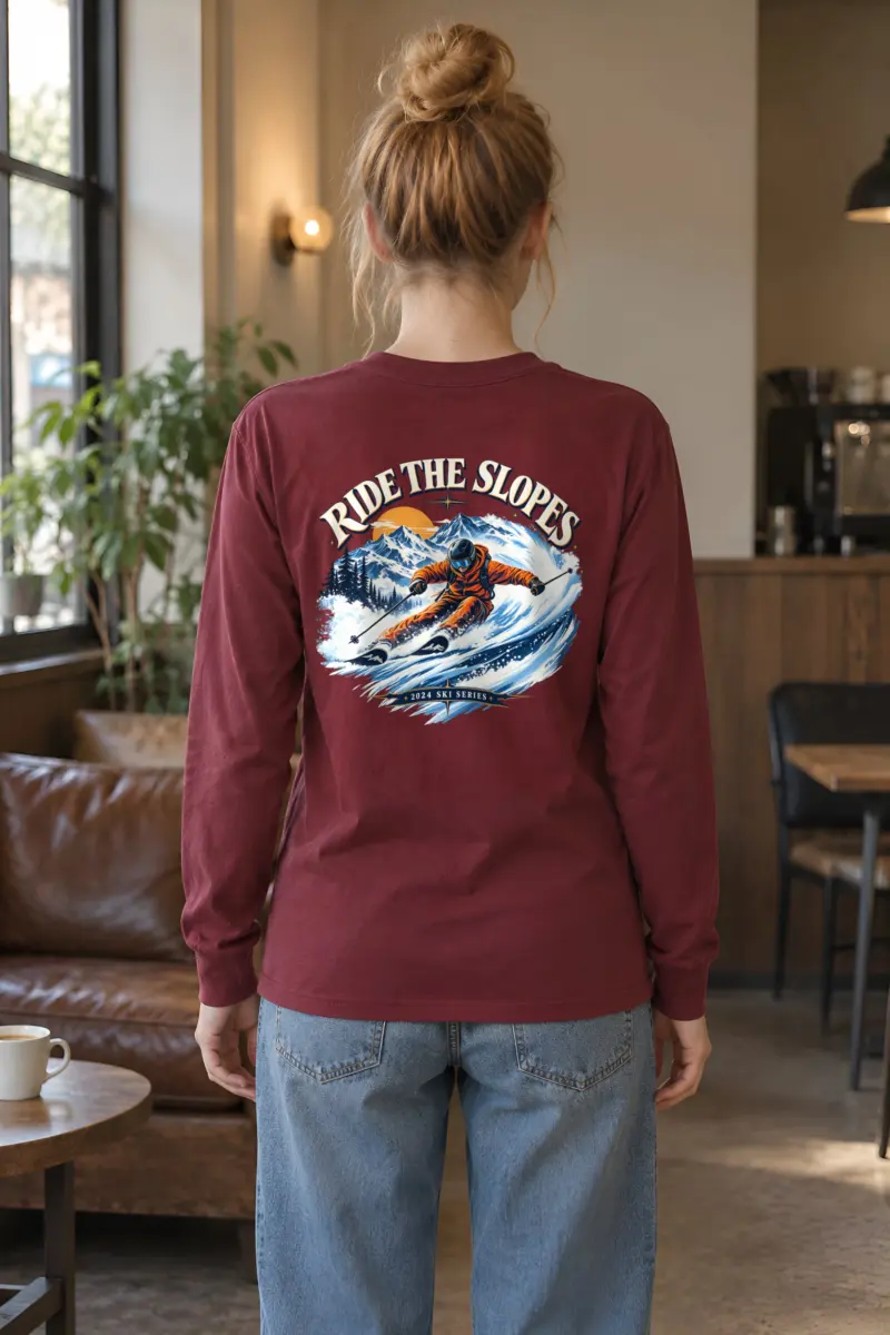 "Alpine Carve" Unisex Longsleeve T-shirt