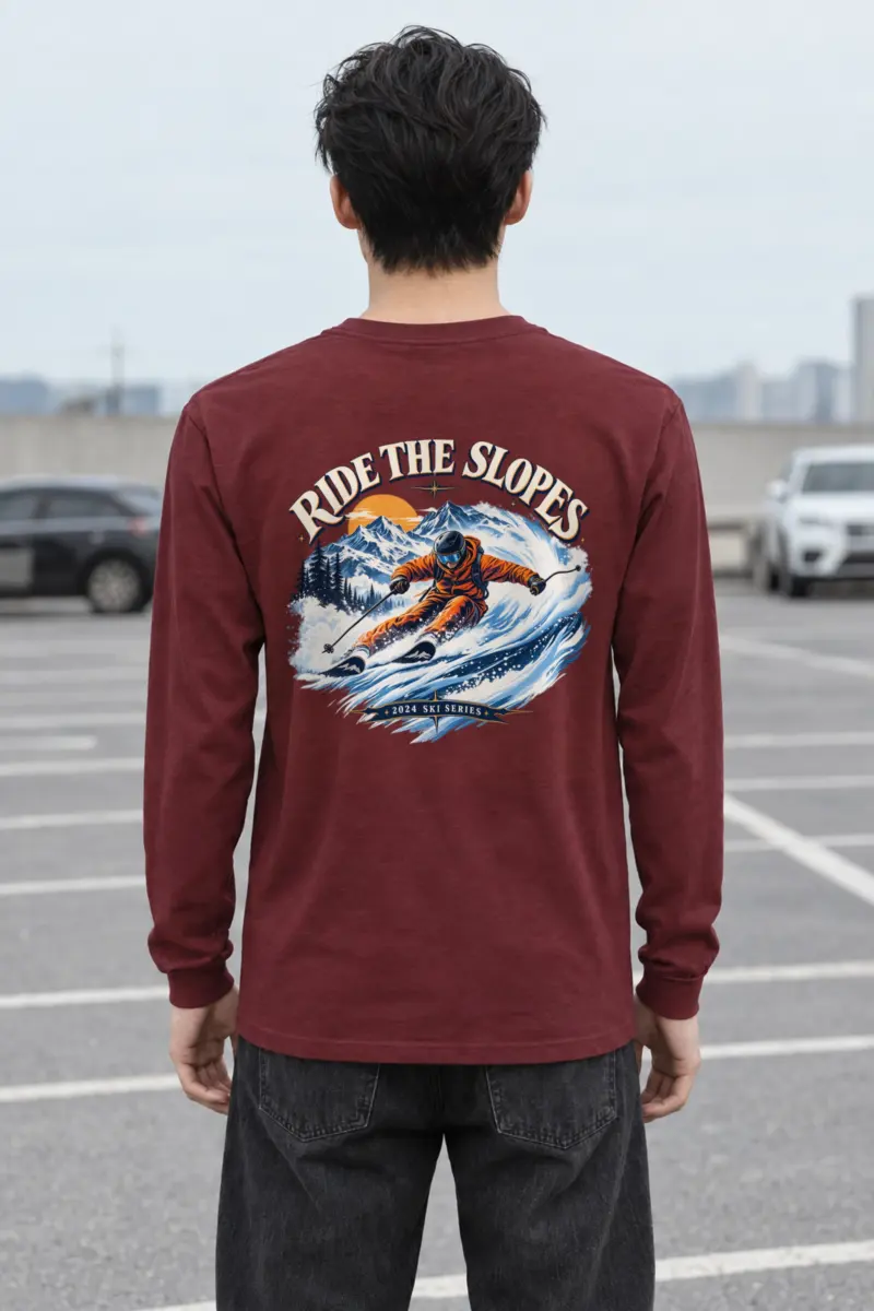 "Alpine Carve" Unisex Longsleeve T-shirt