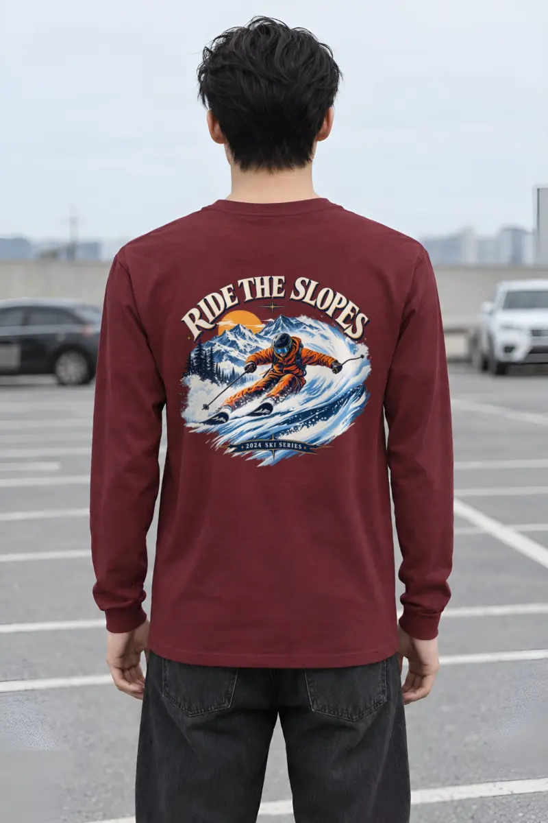 "Alpine Carve" Unisex Longsleeve T-shirt
