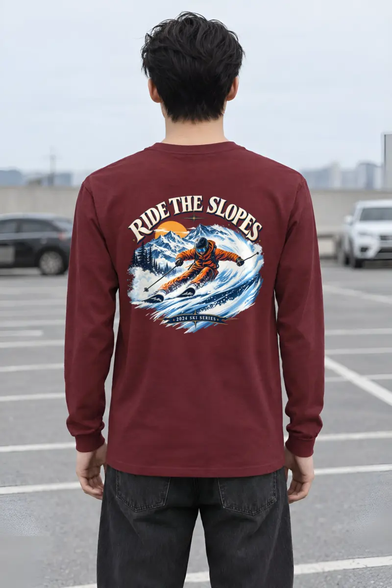 "Alpine Carve" Unisex Longsleeve T-shirt