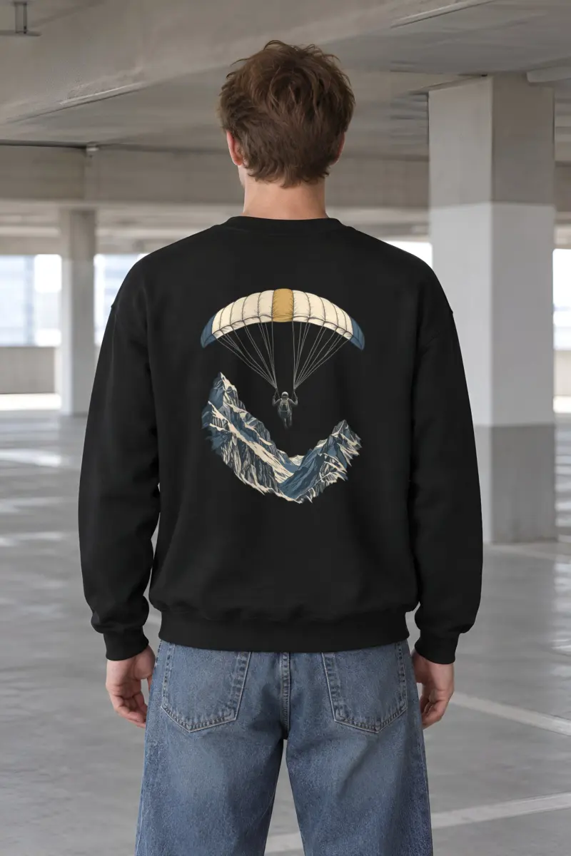 "Alpine Descent" Heavy Blend Unisex Crewneck Sweatshirt