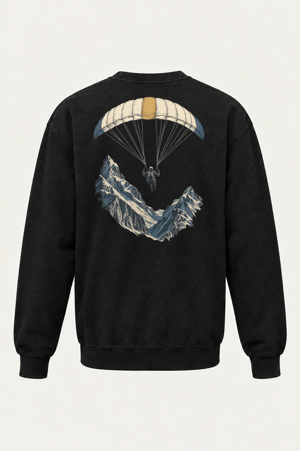 "Alpine Descent" Heavy Blend Unisex Crewneck Sweatshirt | Gildan 18000