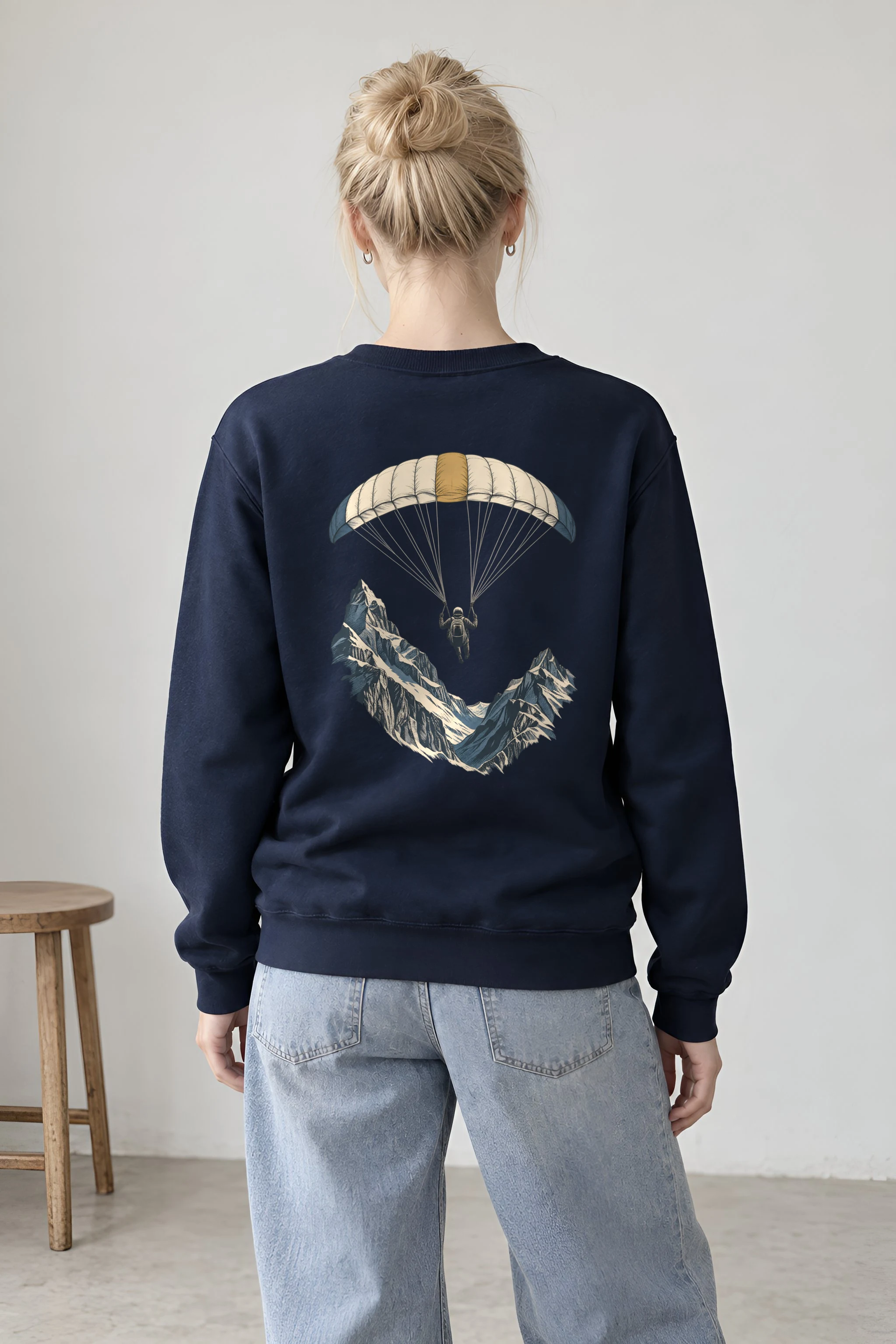 "Alpine Descent" 1 Crewneck Sweatshirt