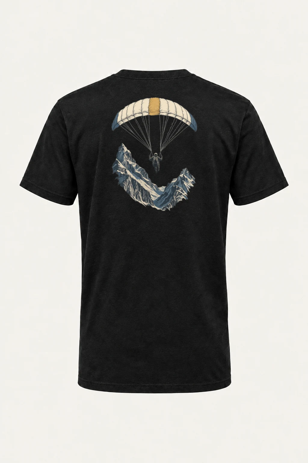 "Alpine Descent" Heavyweight Unisex Crewneck T-shirt | Gildan 5000