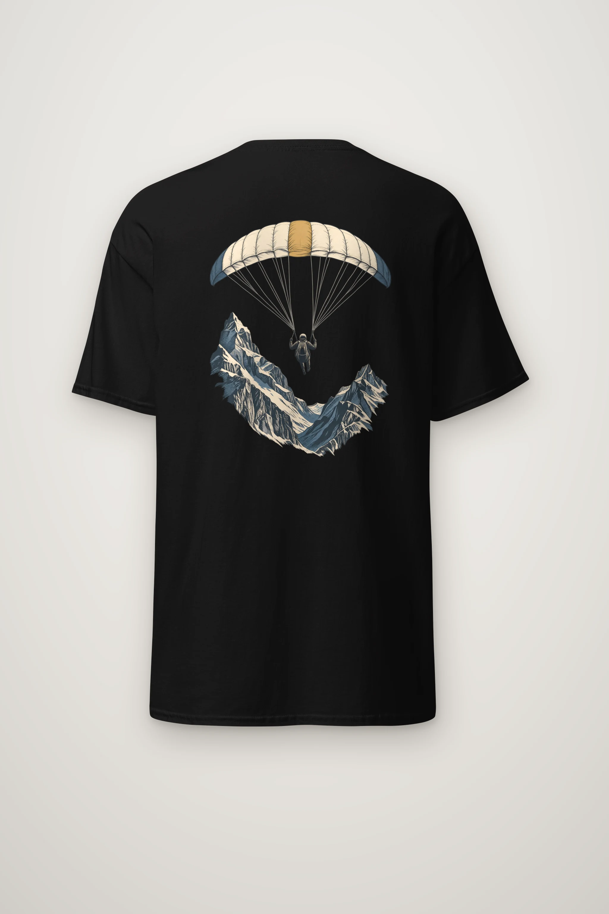 "Alpine Descent" Heavyweight Unisex Crewneck T-shirt