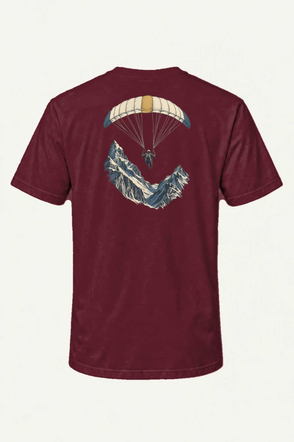 "Alpine Descent" Heavyweight Unisex Crewneck T-shirt | Gildan 5000