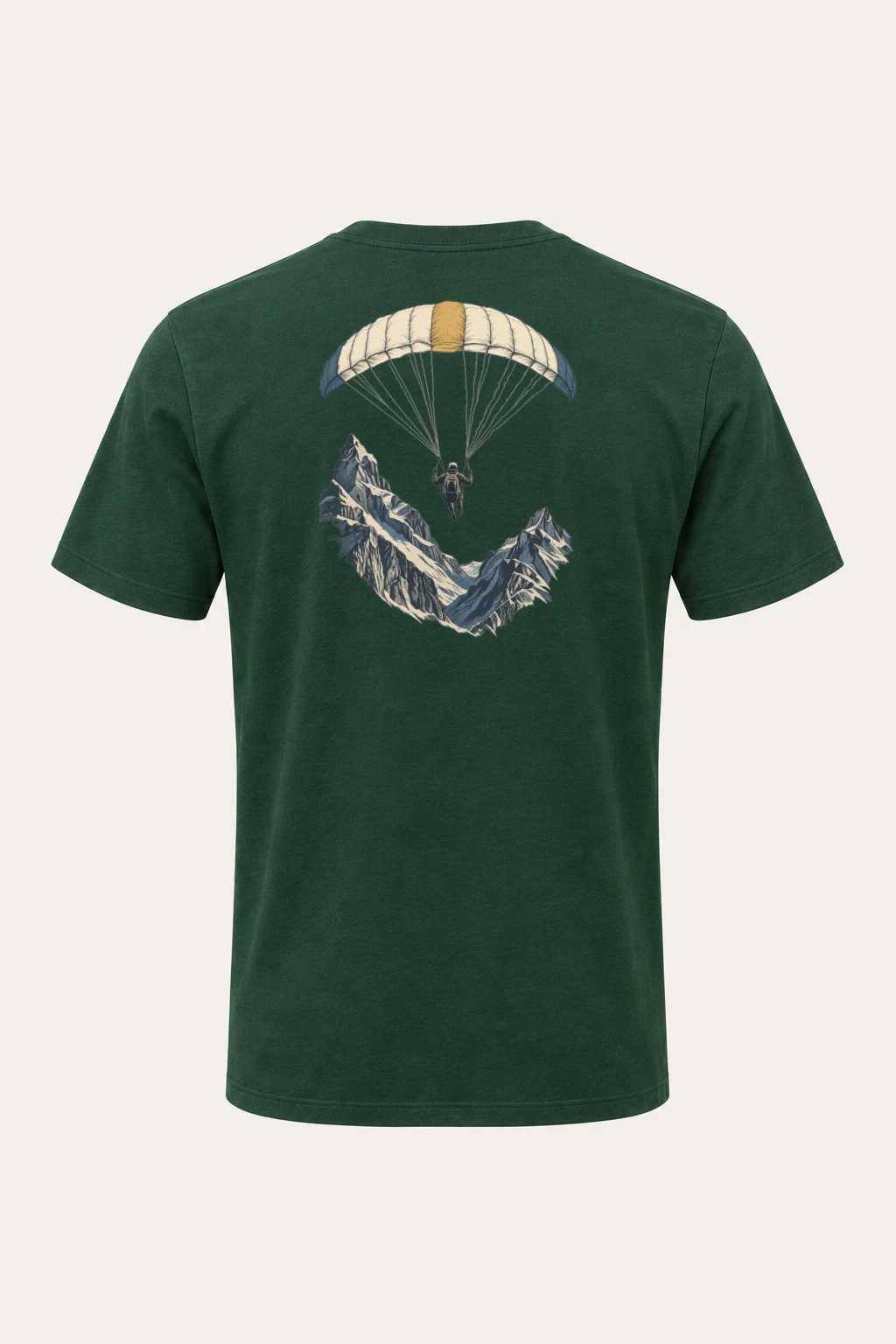 "Alpine Descent" Heavyweight Unisex Crewneck T-shirt | Gildan 5000