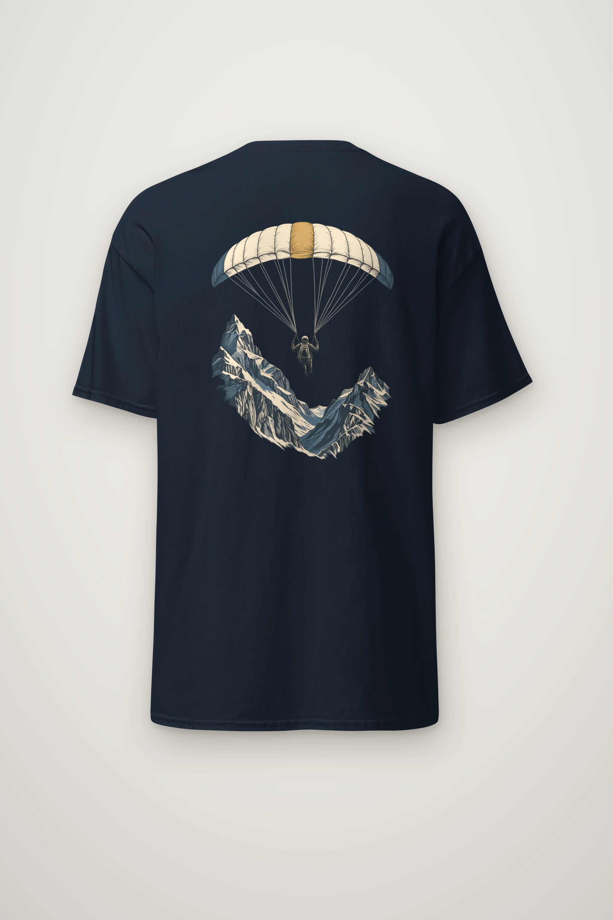 "Alpine Descent" Heavyweight Unisex Crewneck T-shirt