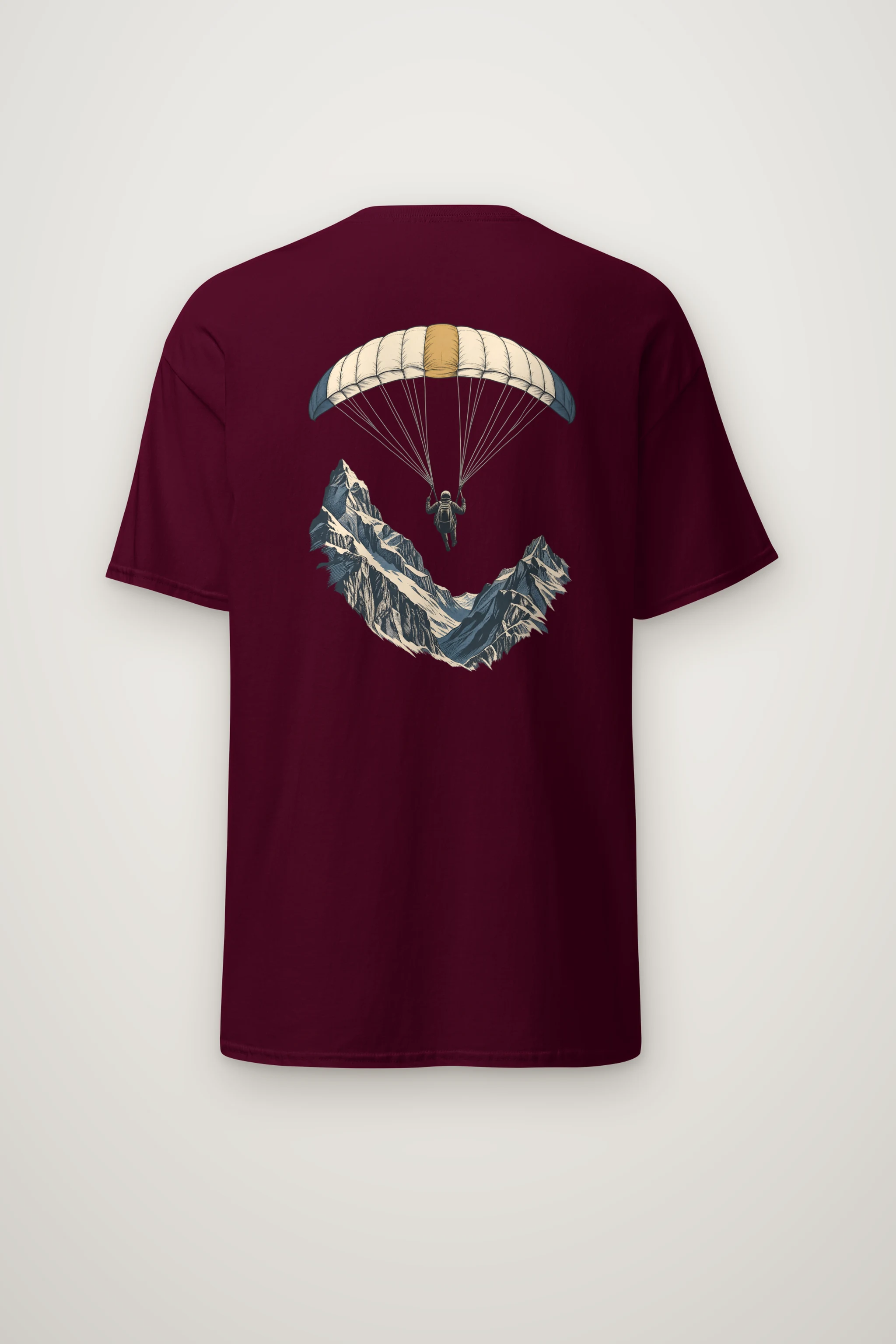 "Alpine Descent" Heavyweight Unisex Crewneck T-shirt