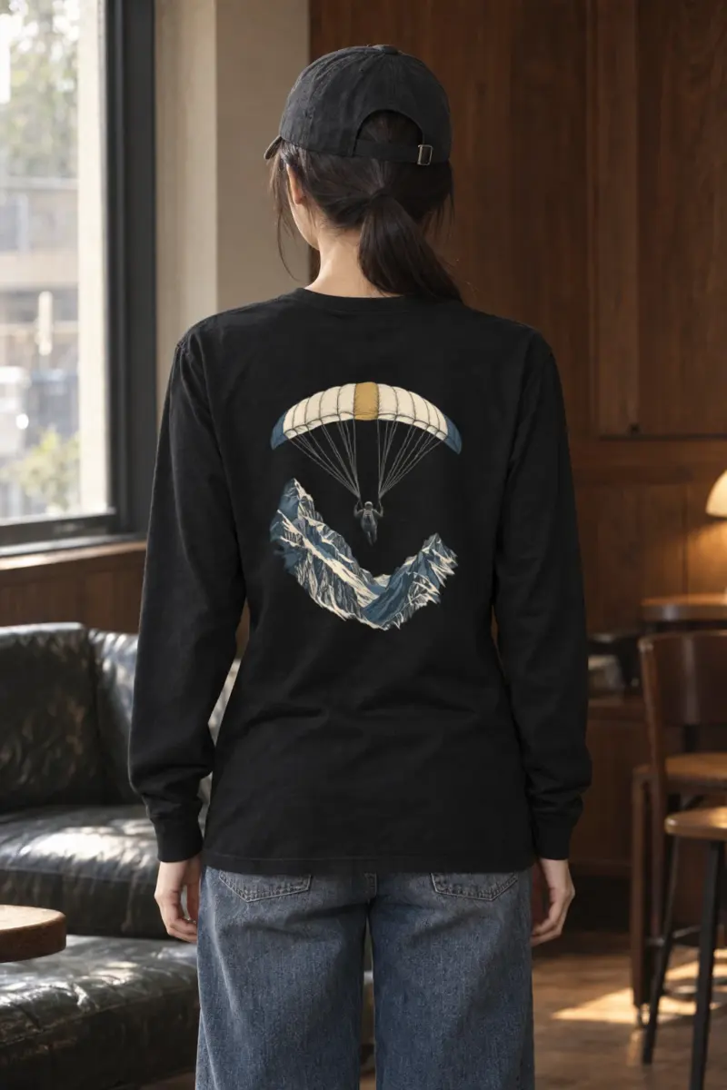 "Alpine Descent" Unisex Longsleeve T-shirt