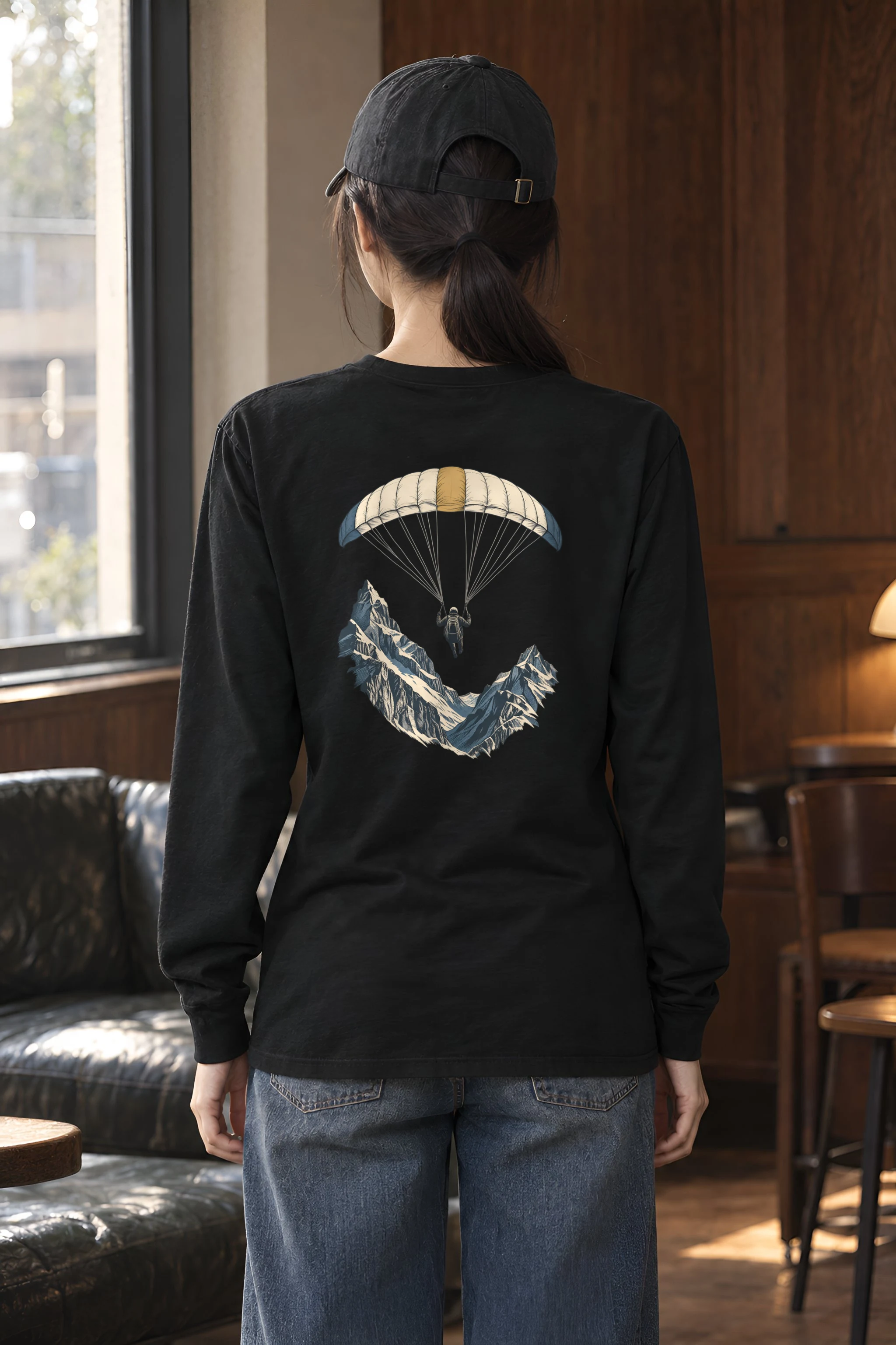 "Alpine Descent" Unisex Longsleeve T-shirt