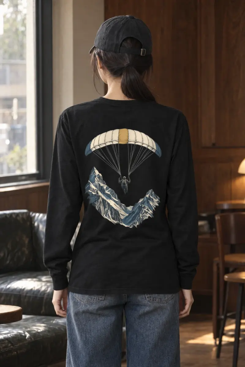 "Alpine Descent" Unisex Longsleeve T-shirt