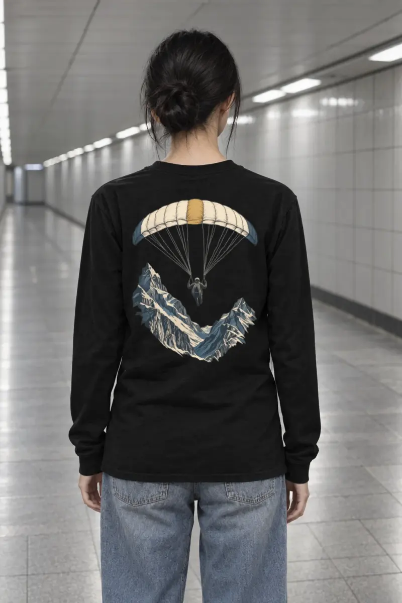 "Alpine Descent" Unisex Longsleeve T-shirt