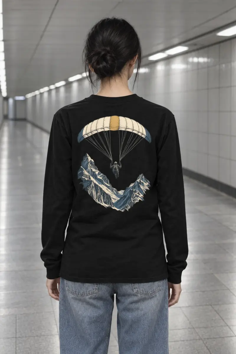 "Alpine Descent" Unisex Longsleeve T-shirt