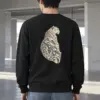 "Alpine Leopard Engraving" Heavy Blend Unisex Crewneck Sweatshirt