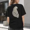 "Alpine Leopard Engraving" Heavyweight Unisex Crewneck T-shirt | Gildan 5000