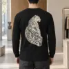 "Alpine Leopard" Unisex Longsleeve T-shirt | Gildan 2400