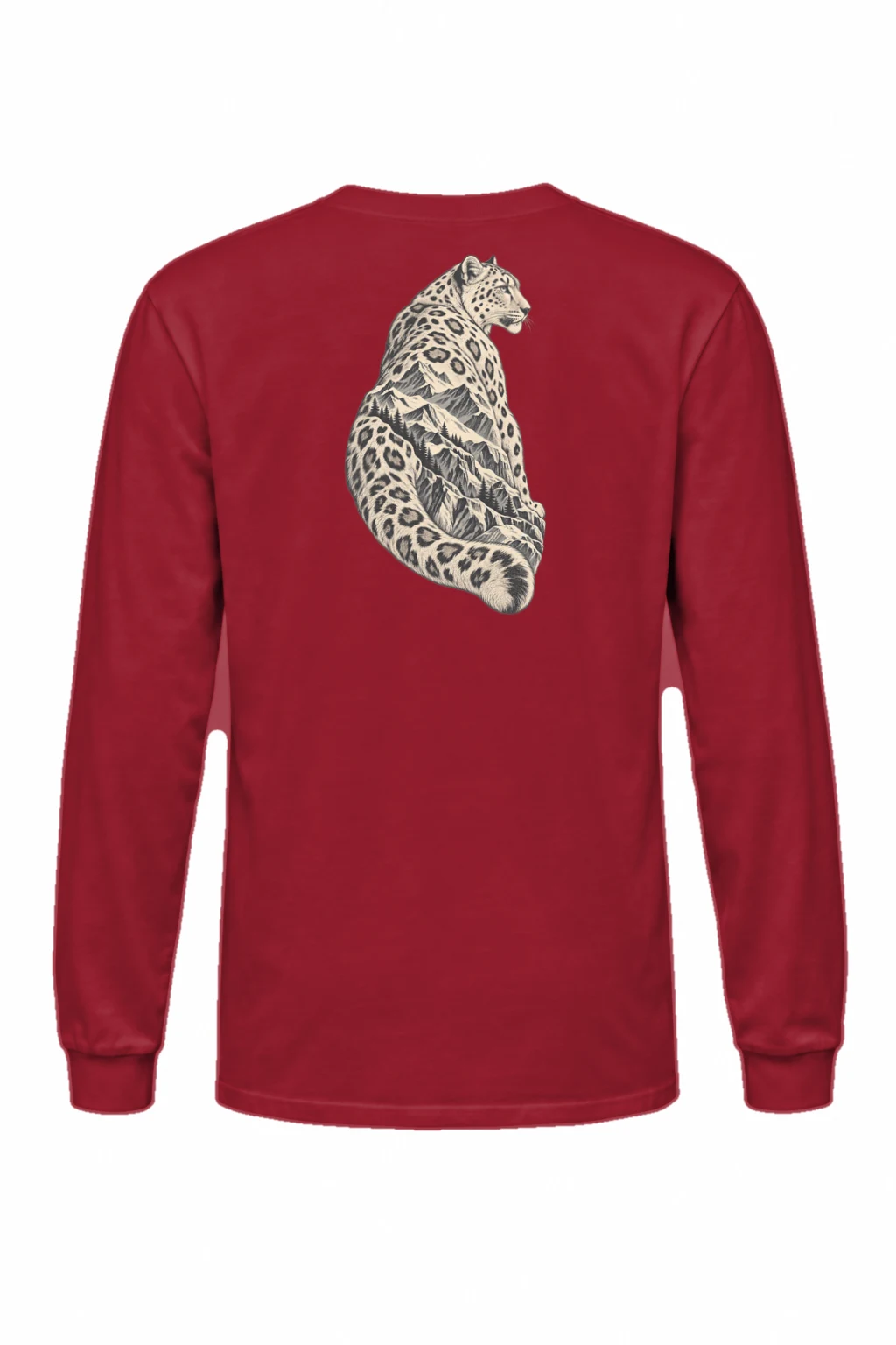 "Alpine Leopard" Unisex Longsleeve T-shirt | Gildan 2400