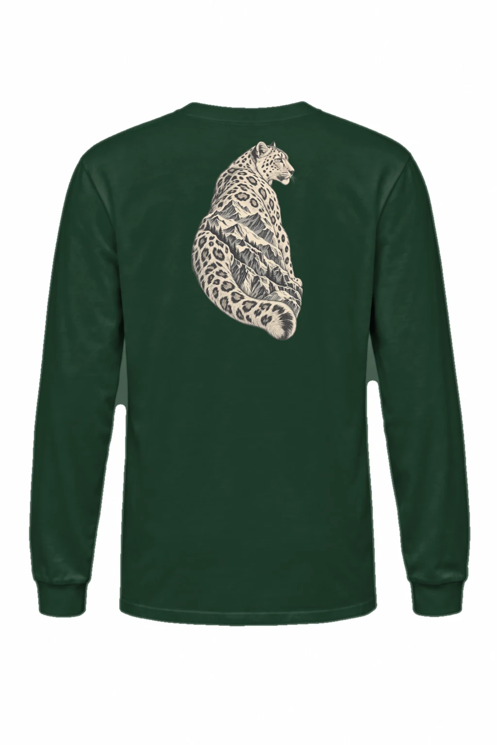"Alpine Leopard" Unisex Longsleeve T-shirt | Gildan 2400