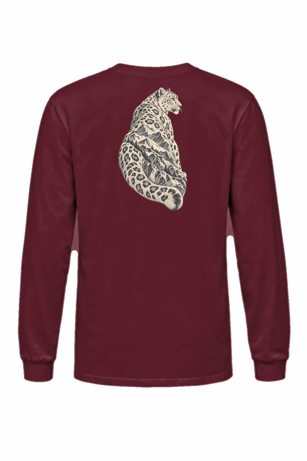 "Alpine Leopard" Unisex Longsleeve T-shirt | Gildan 2400