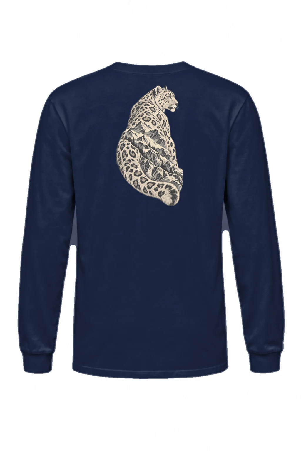 "Alpine Leopard" Unisex Longsleeve T-shirt | Gildan 2400