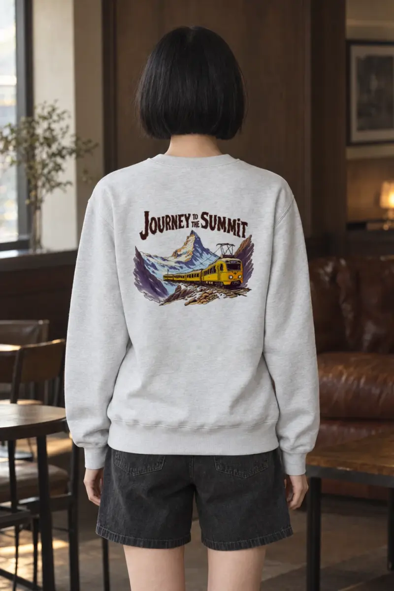 "Alpine Rail Emblem" Heavy Blend Unisex Crewneck Sweatshirt