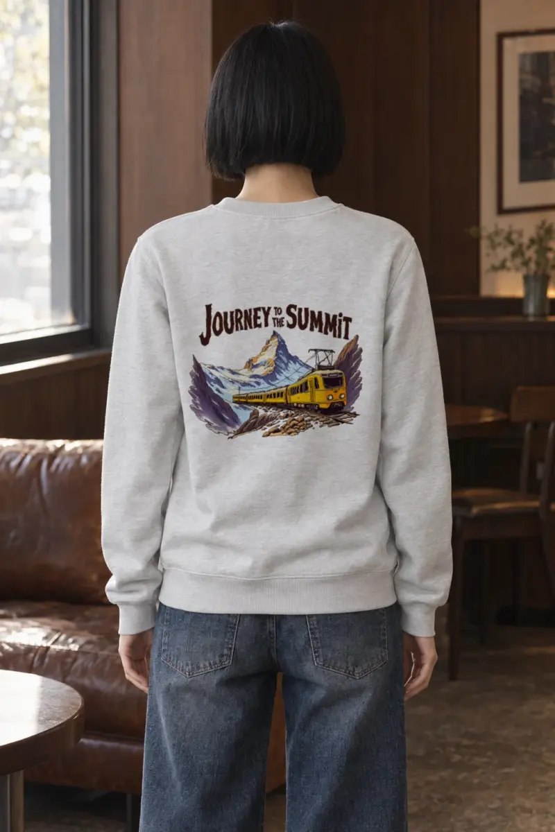 "Alpine Rail Emblem" Heavy Blend Unisex Crewneck Sweatshirt
