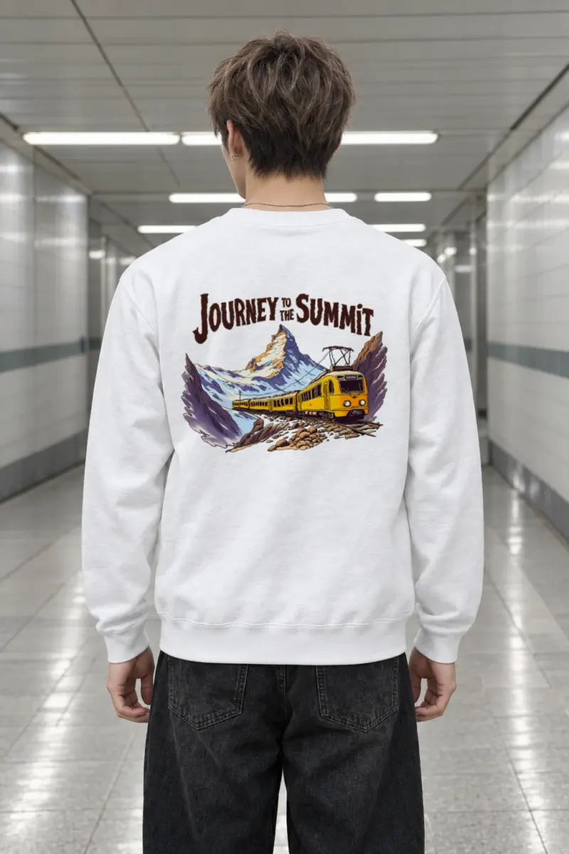 "Alpine Rail Emblem" Heavy Blend Unisex Crewneck Sweatshirt
