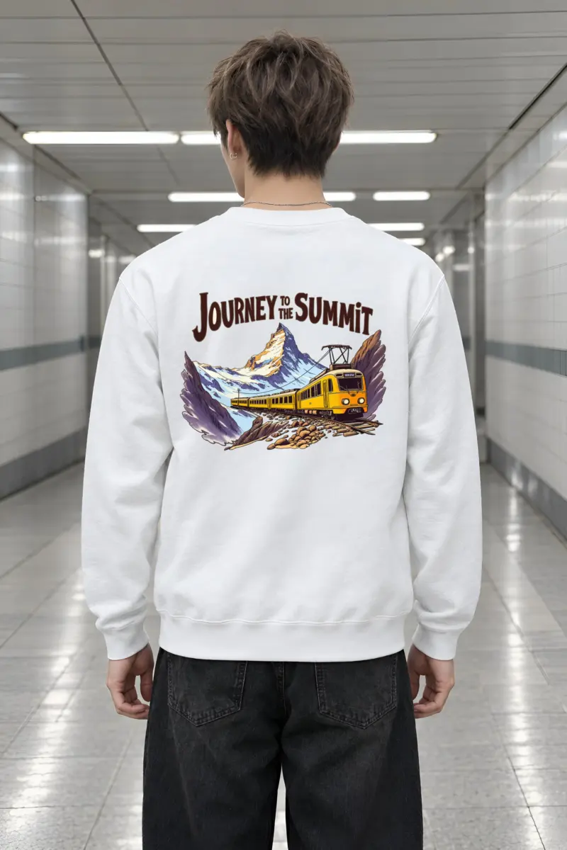 "Alpine Rail Emblem" Heavy Blend Unisex Crewneck Sweatshirt