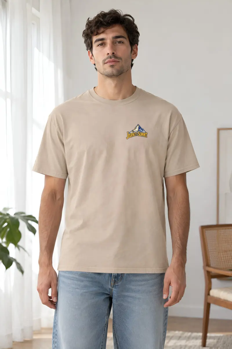 "Alpine Rail Flight" Heavyweight Unisex Crewneck T-shirt