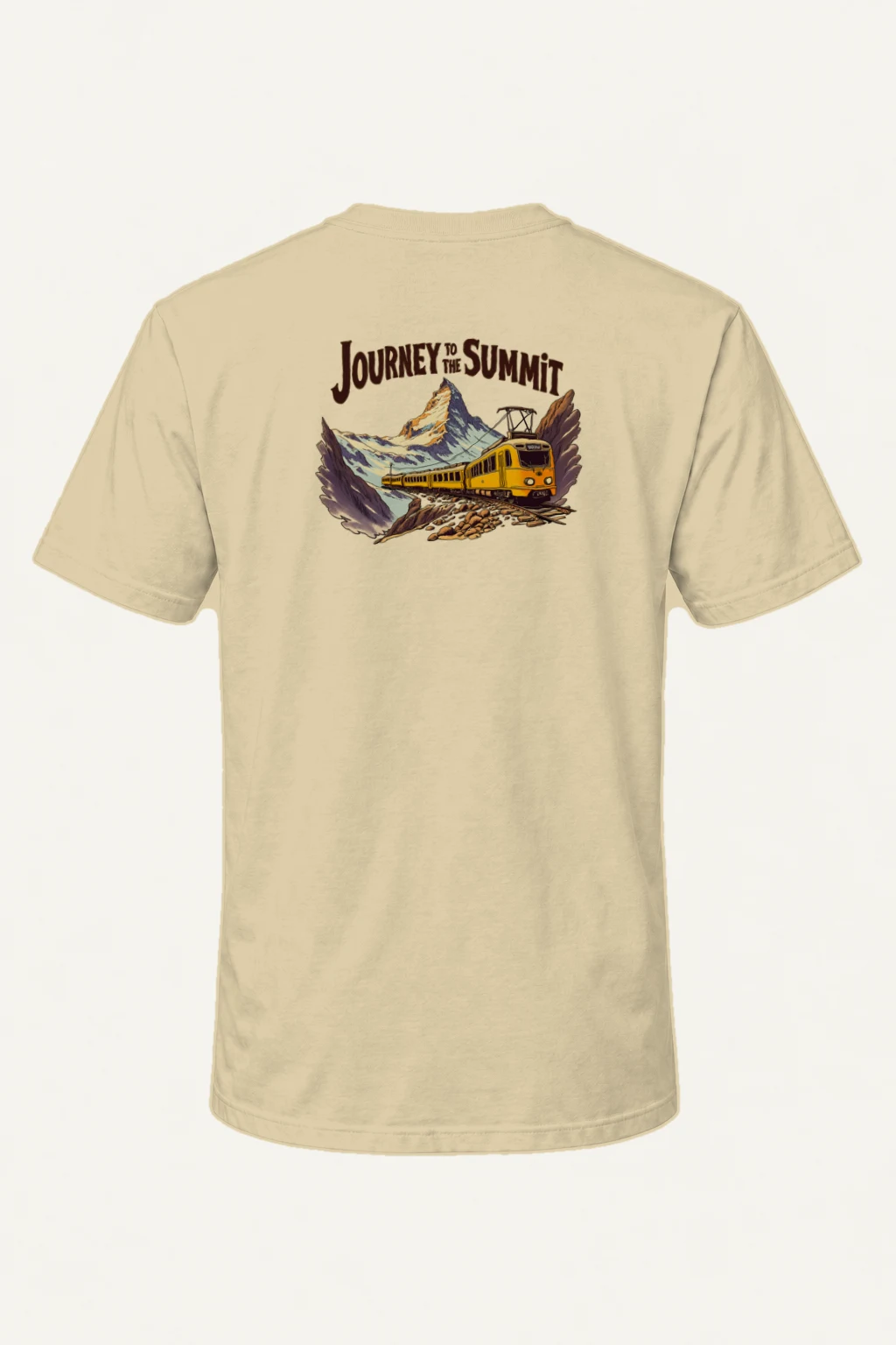 "Alpine Rail Flight" Heavyweight Unisex Crewneck T-shirt | Gildan 5000