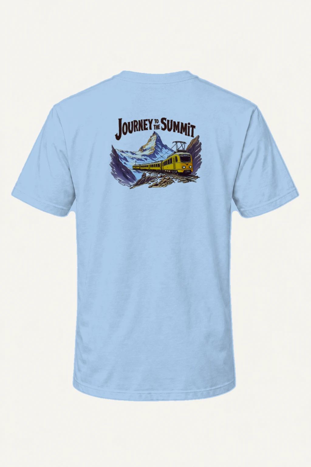 "Alpine Rail Flight" Heavyweight Unisex Crewneck T-shirt | Gildan 5000
