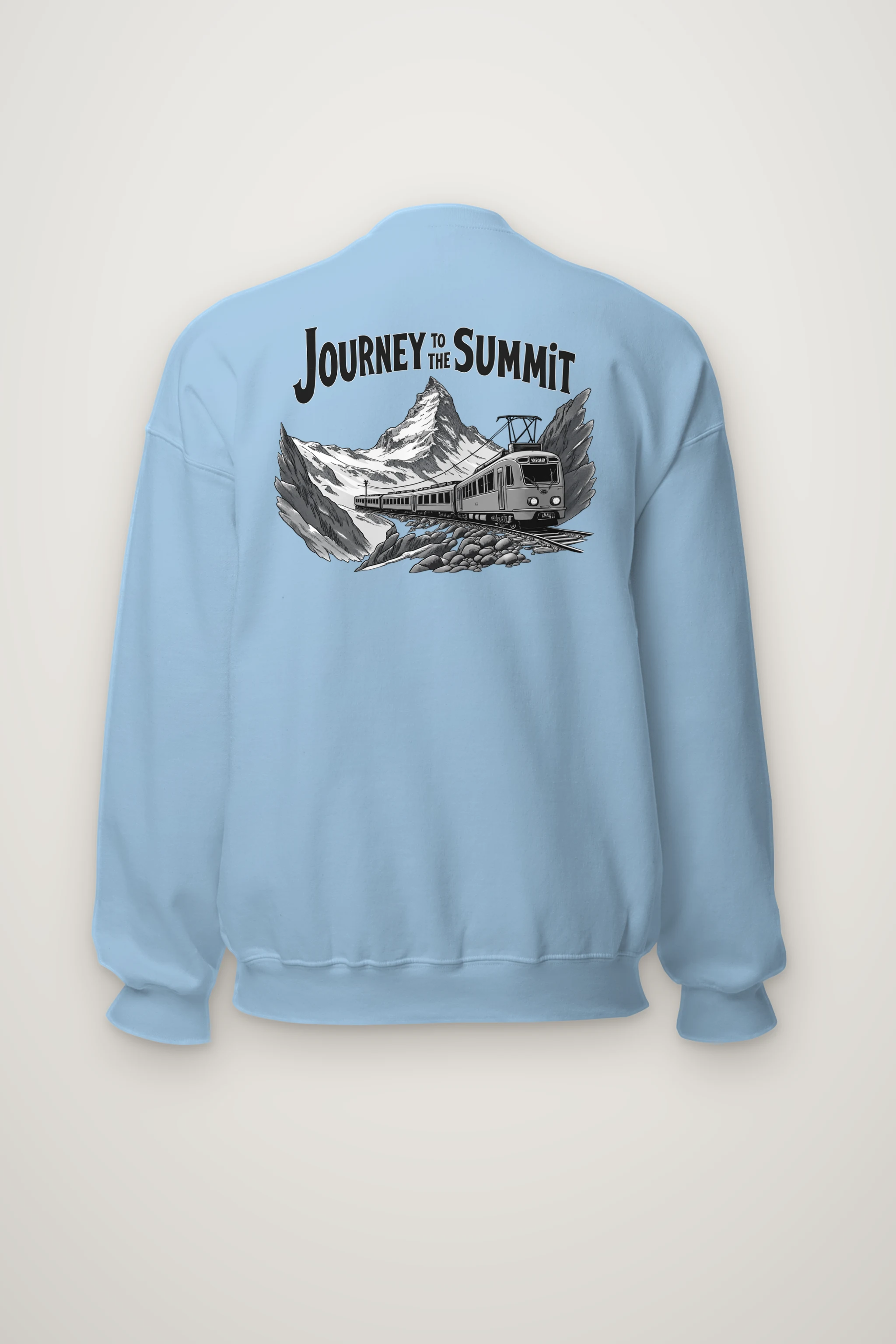 "Alpine Rail Reverie" Heavy Blend Unisex Crewneck Sweatshirt