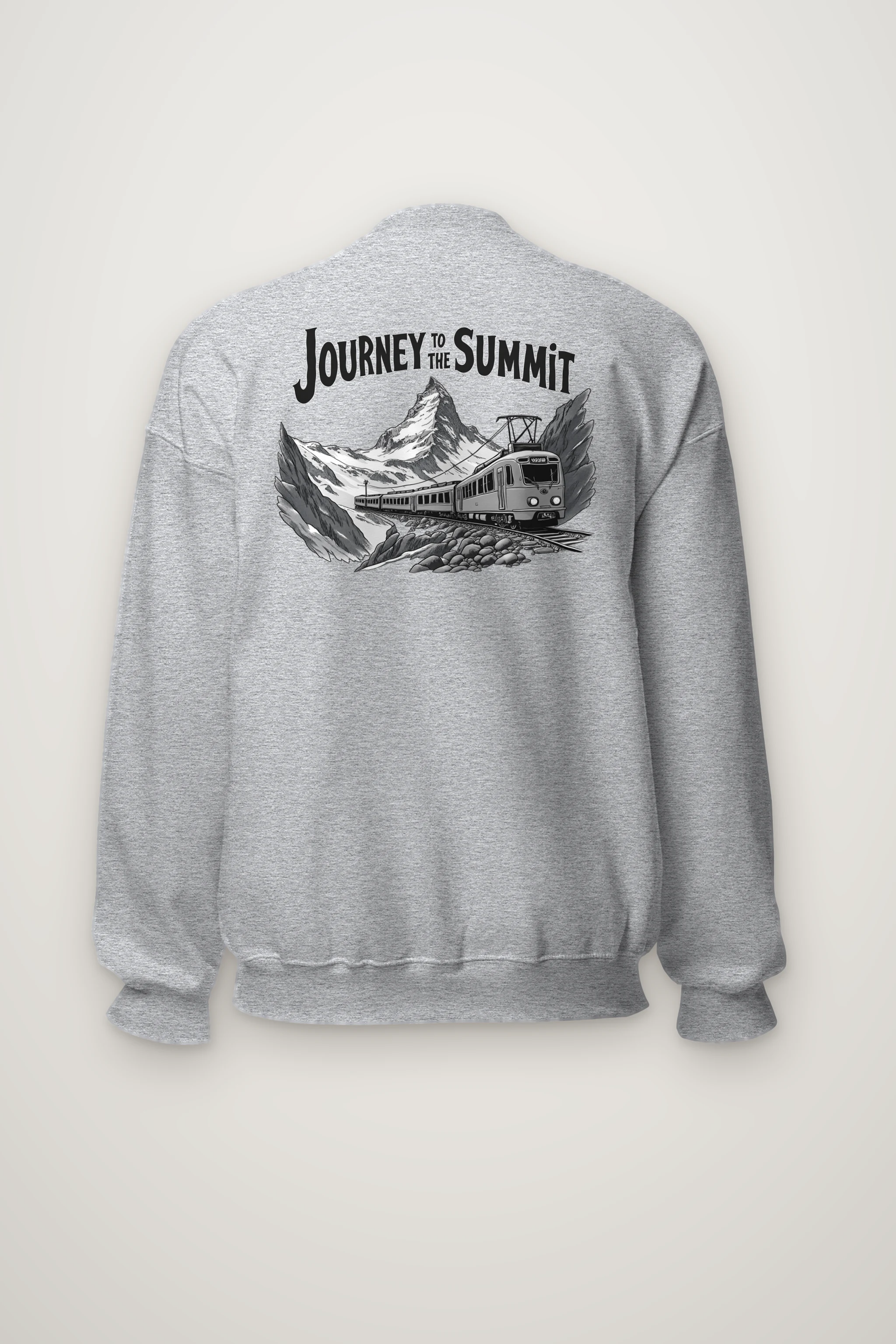 "Alpine Rail Reverie" Heavy Blend Unisex Crewneck Sweatshirt